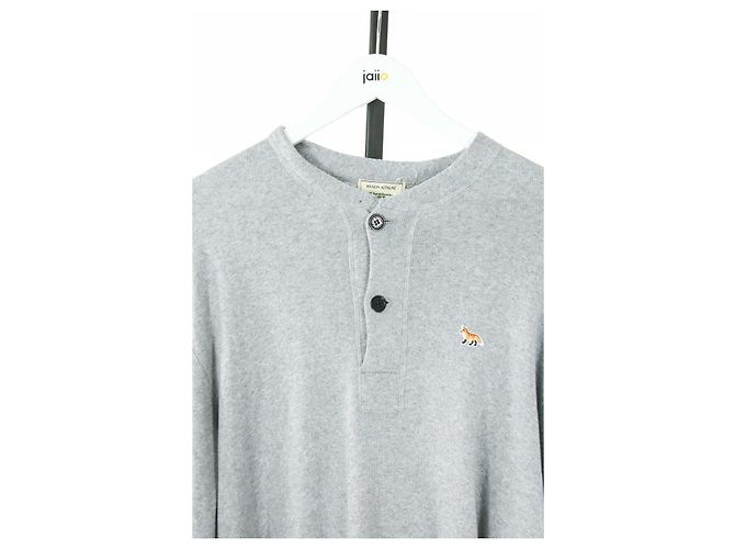 Kitsune Jersey Maison Kitsuné M Gris - vista 2