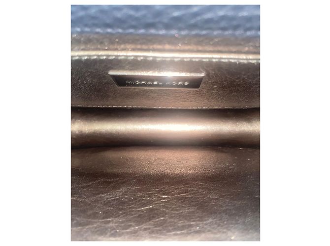 Michael Kors Snakeskin Embossed Clutch Bag in Green Leather - view 5