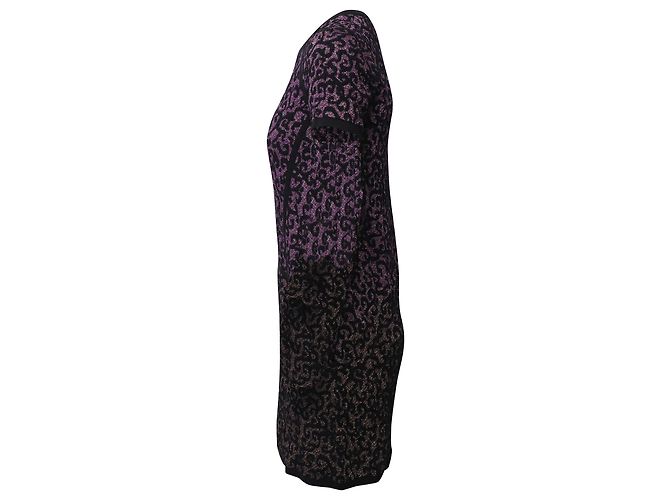 M Missoni Strickkleid aus lilafarbenem Polyamid - Ansicht 3