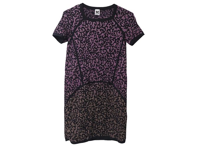M Missoni Strickkleid aus lilafarbenem Polyamid - Ansicht 4