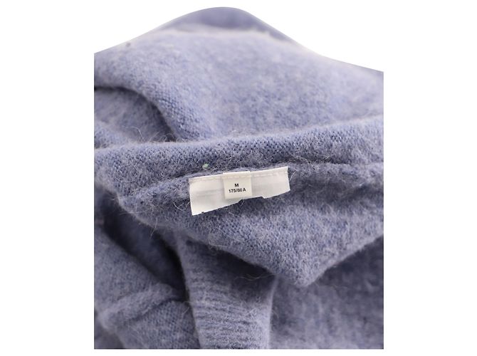 Suéter Acne Studios Keandra com decote em V em Nylon Azul Azul claro - vista 5