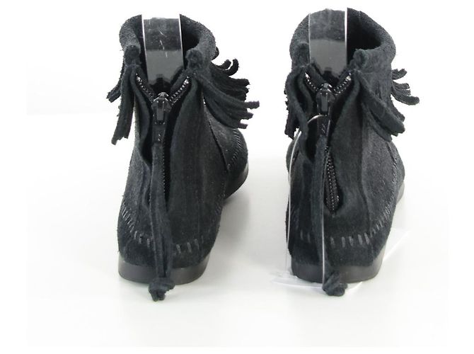 botas Minnetonka 36 Negro - vista 2