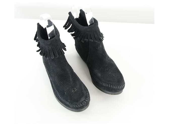 botas Minnetonka 36 Negro - vista 3
