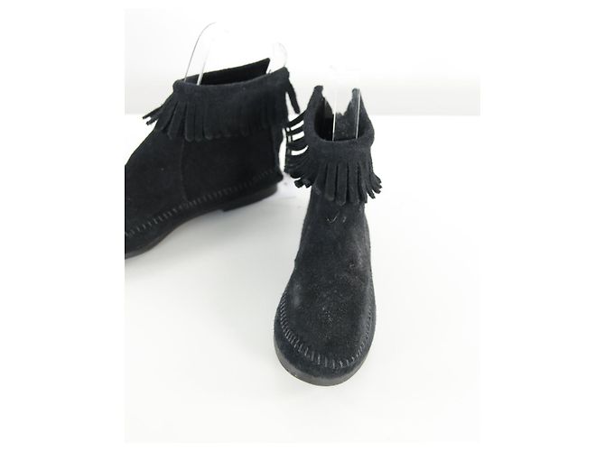 botas Minnetonka 36 Negro - vista 5