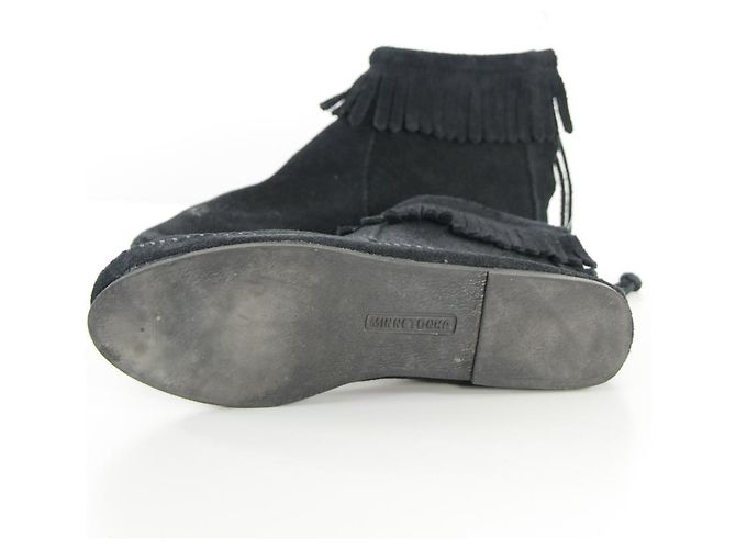 botas Minnetonka 36 Negro - vista 6
