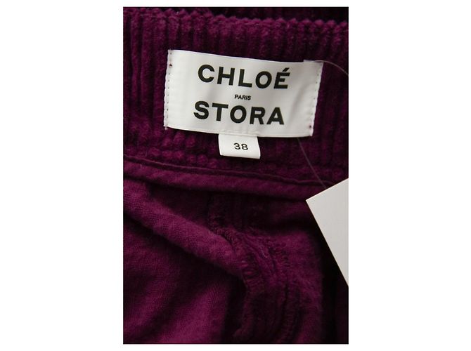 Chloé Stora Calça Chloe Stora 38 Roxo - vista 5