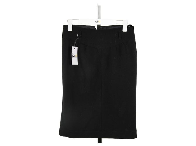 Jupe Crayon Noir Et Blanc - Taille XXL/42 En élasthanne, Occasion Très Bon état