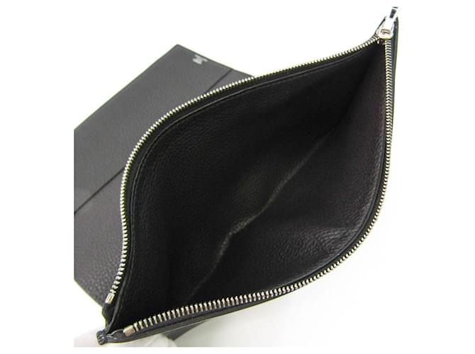 Hermès EAzip Black Leather ref.648211 - Joli Closet