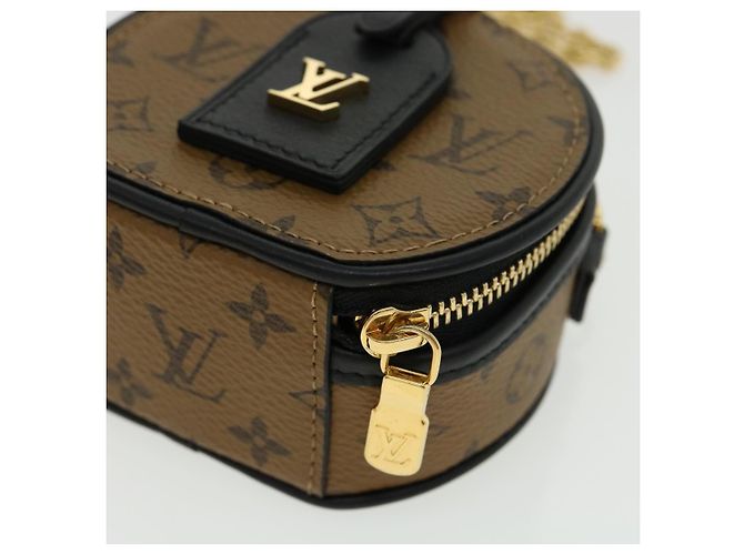 LOUIS VUITTON Borsa a spalla Chapeau con monogramma Reverse Boite Marrone M68577 LV knn091 - vista 14
