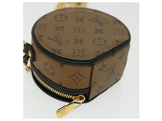 LOUIS VUITTON Borsa a spalla Chapeau con monogramma Reverse Boite Marrone M68577 LV knn091 - vista 16