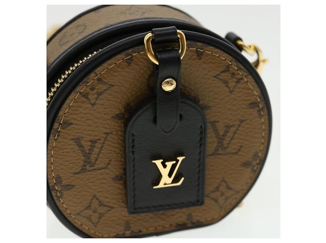 LOUIS VUITTON Borsa a spalla Chapeau con monogramma Reverse Boite Marrone M68577 LV knn091 - vista 17