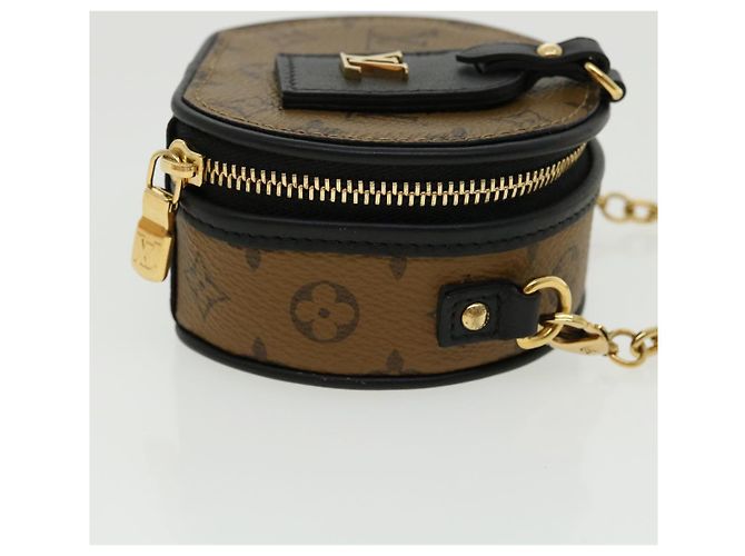 LOUIS VUITTON Borsa a spalla Chapeau con monogramma Reverse Boite Marrone M68577 LV knn091 - vista 4