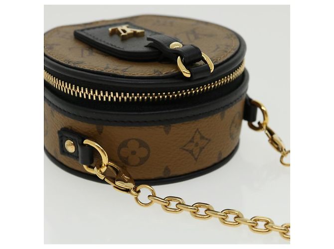 LOUIS VUITTON Borsa a spalla Chapeau con monogramma Reverse Boite Marrone M68577 LV knn091 - vista 6