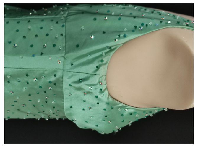 Paule Ka Abendkleid aus Seide Hellgrün - Ansicht 11