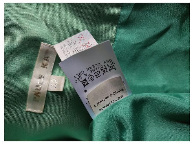 Paule Ka Abendkleid aus Seide Hellgrün - Ansicht 14