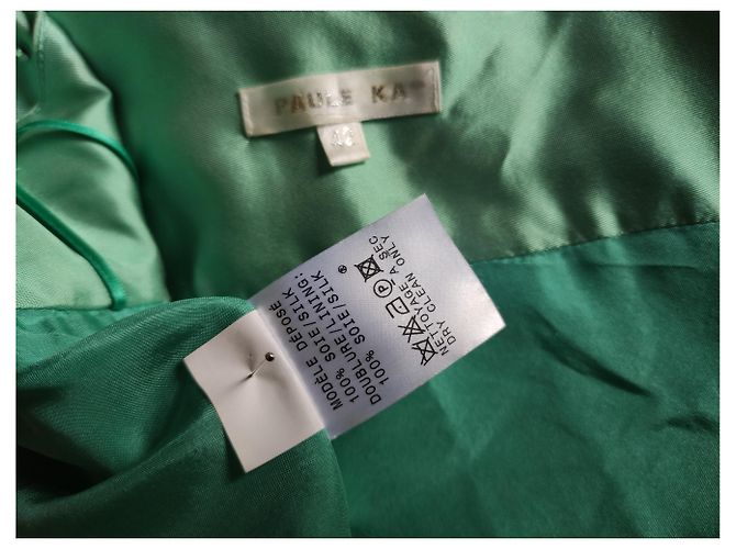 Paule Ka Abendkleid aus Seide Hellgrün - Ansicht 15