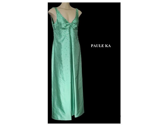 Paule Ka Abendkleid aus Seide Hellgrün - Ansicht 4