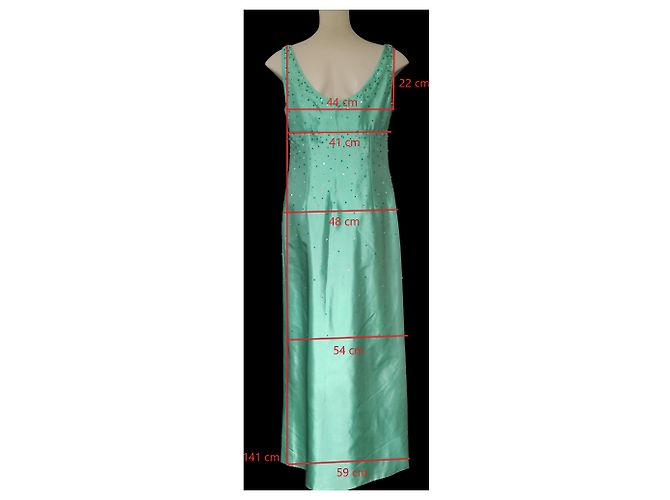 Paule Ka Abendkleid aus Seide Hellgrün - Ansicht 8