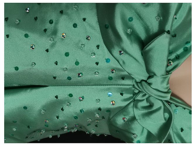 Paule Ka Abendkleid aus Seide Hellgrün - Ansicht 9