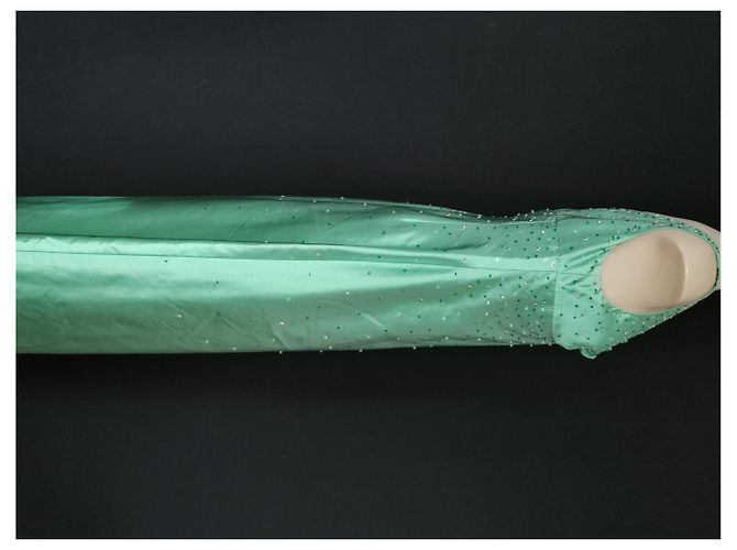 Paule Ka Abendkleid aus Seide Hellgrün - Ansicht 10