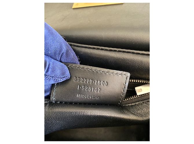 Balenciaga Le Dix Cartable Borsa a mano in pelle nera Nero - vista 15