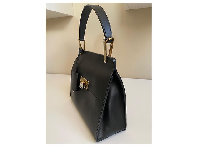 Balenciaga Le Dix Cartable Borsa a mano in pelle nera Nero - vista 5