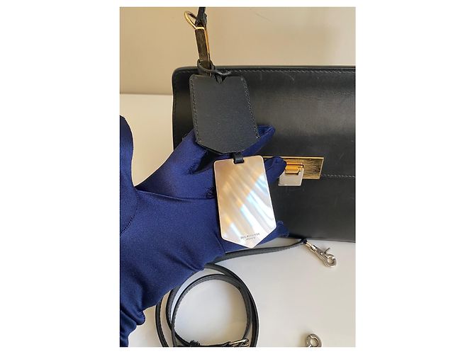 Balenciaga Le Dix Cartable Borsa a mano in pelle nera Nero - vista 8