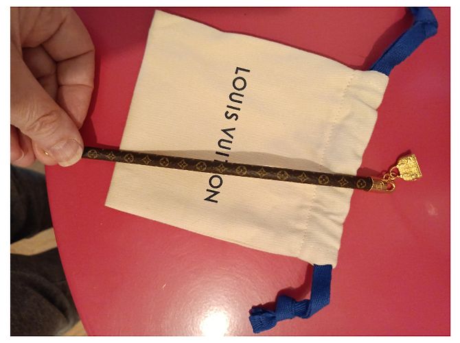 Montsouris Bracciale Louis Vuitton Alma tela Monogram Marrone - vista 10