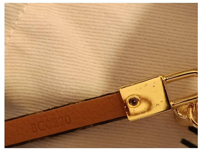 Montsouris Bracciale Louis Vuitton Alma tela Monogram Marrone - vista 3