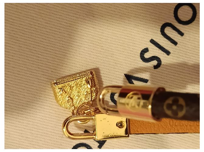 Montsouris Bracciale Louis Vuitton Alma tela Monogram Marrone - vista 9