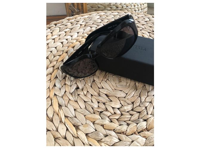 Gafas de sol La Perla negras de plástico Negro - vista 8