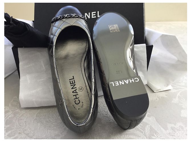 Cambon Chanel Ballerine Grigio - vista 6