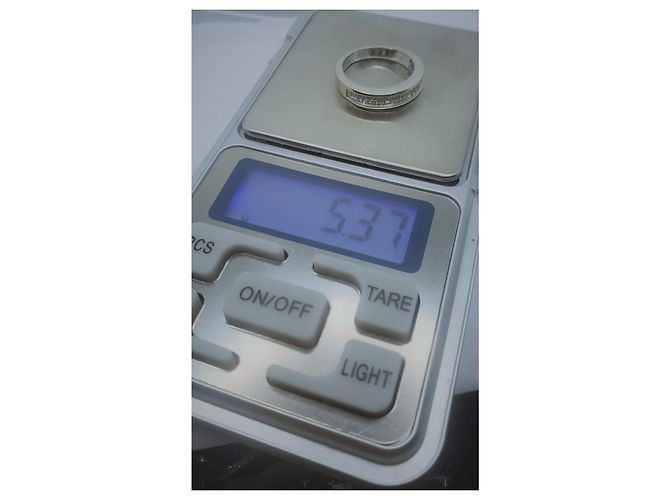 inconnue HSI Diamond Half Alliance-Ring 1 Karat Weißgold 750  TDD53 Silber - Ansicht 12