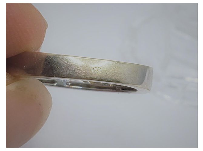 inconnue HSI Diamond Half Alliance-Ring 1 Karat Weißgold 750  TDD53 Silber - Ansicht 8