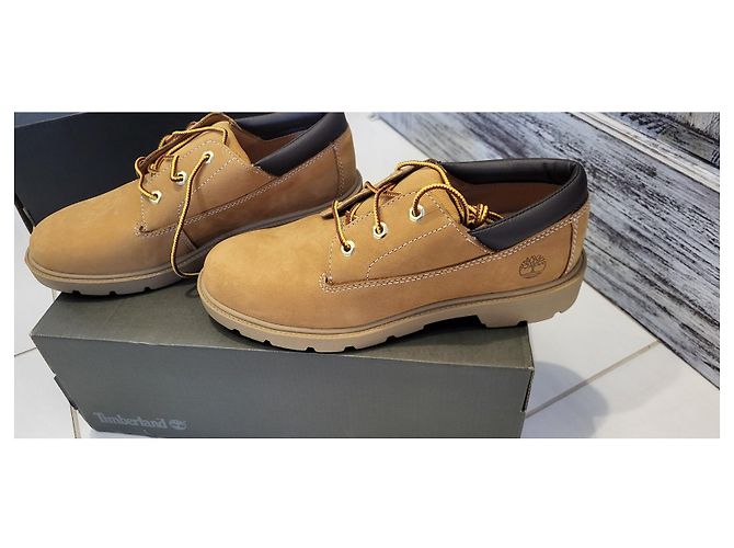TIMBERLAND Scarpe stringate Oxford basse Caramello - vista 5