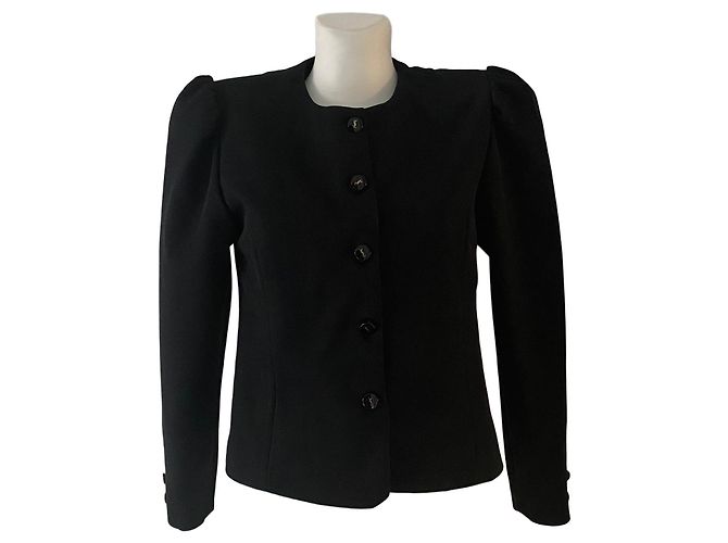 Giacca uniforme Yves Saint Laurent blu navy - vista 2