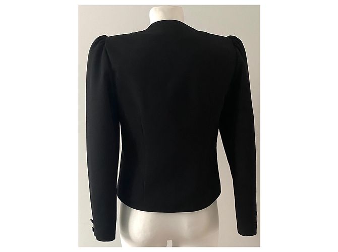 Giacca uniforme Yves Saint Laurent blu navy - vista 3