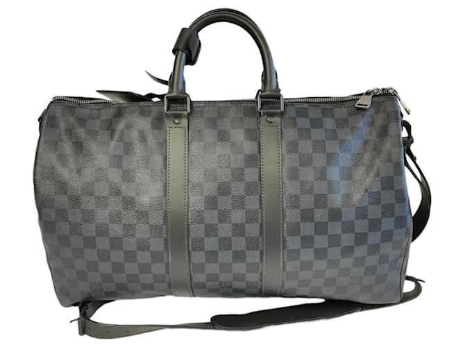 Louis Vuitton Keepall A Dos Damier Cobalt Marron - vue 2