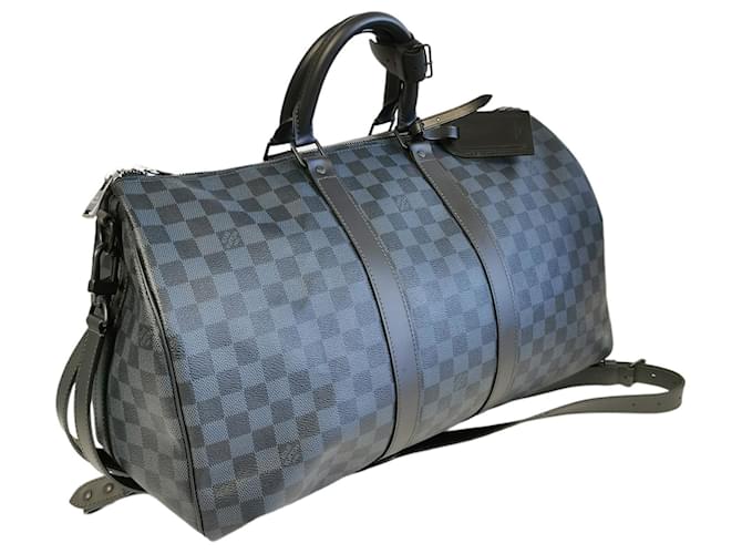 Louis Vuitton Keepall A Dos Damier Cobalt Marron - vue 3