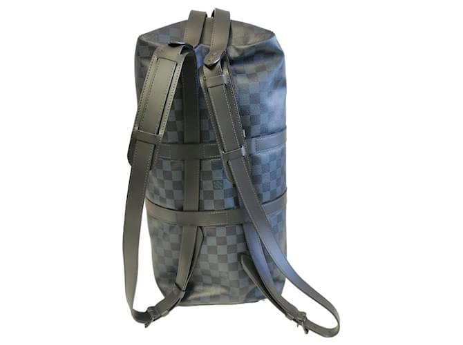 Louis Vuitton Keepall A Dos Damier Cobalt Marron - vue 4