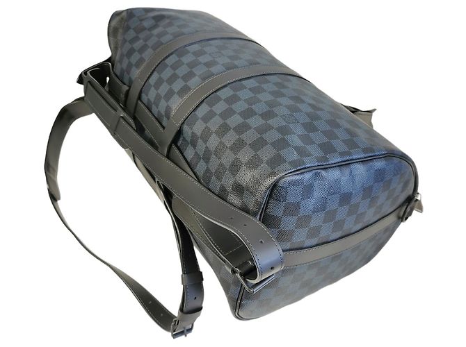 Louis Vuitton Keepall A Dos Damier Cobalt Marron - vue 6