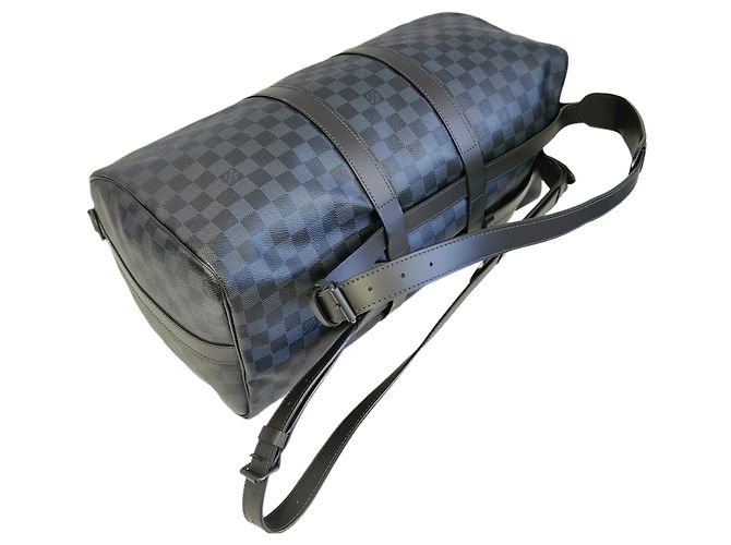 Louis Vuitton Keepall A Dos Damier Cobalt Marron - vue 7