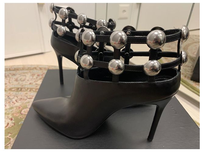 Stivaletti Alexander Wang in pelle nera 38.5 Nero - vista 2