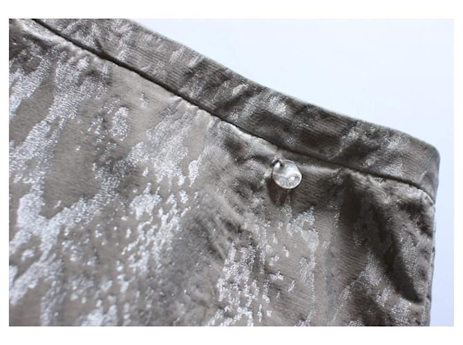 Guess Minifalda con estampado de serpiente Plata Beige Gris - vista 3