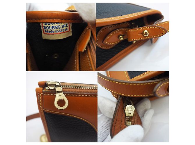 Dooney & Bourke Borsa a tracolla Donney & Bourke in pelle nera e marrone Nero - vista 12