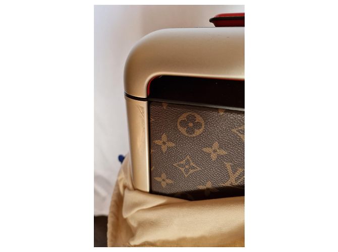 Louis Vuitton Horizont 55 EINZIGARTIG IN DER WELT Braun Rot - Ansicht 10
