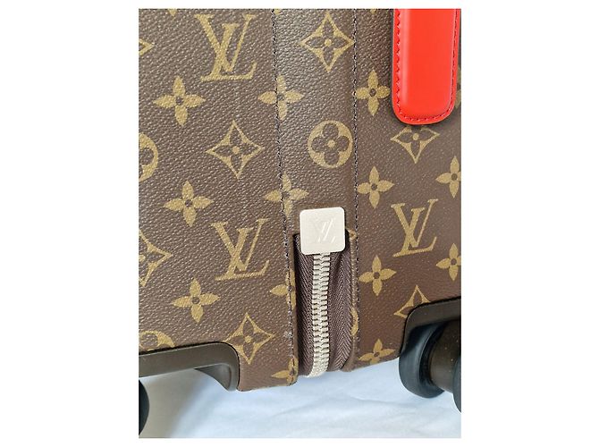 Louis Vuitton Horizont 55 EINZIGARTIG IN DER WELT Braun Rot - Ansicht 4