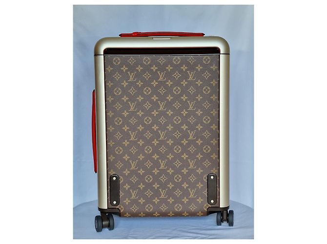 Louis Vuitton Horizont 55 EINZIGARTIG IN DER WELT Braun Rot - Ansicht 5