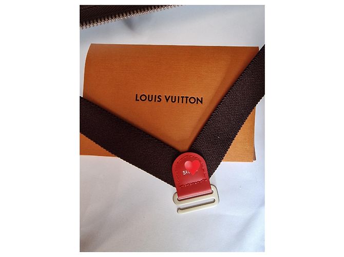 Louis Vuitton Horizont 55 EINZIGARTIG IN DER WELT Braun Rot - Ansicht 6