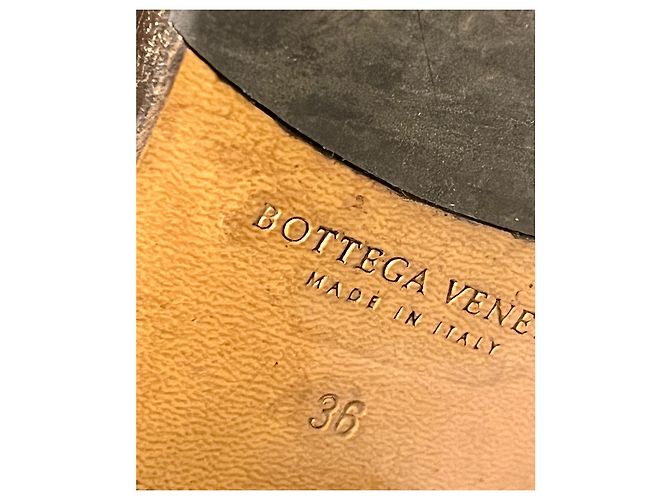Bottega Veneta Botas de Moto com fivela forrada e forradas Azul marinho Azul escuro - vista 7